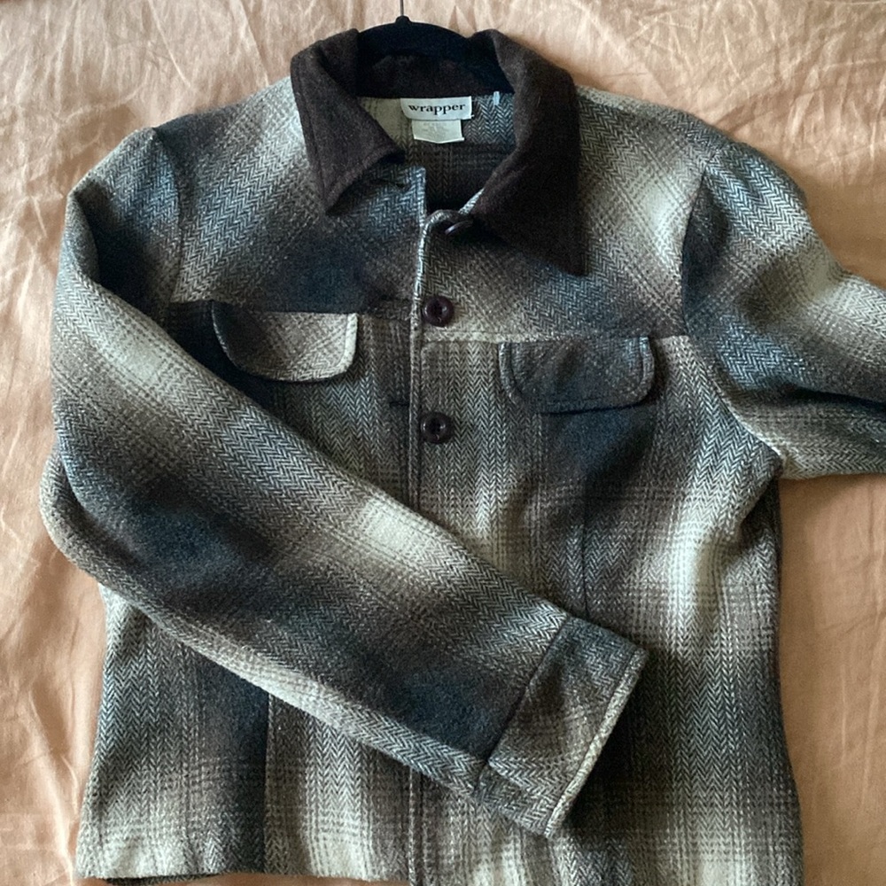 Vintage Wrapper Wool Mix Jacket